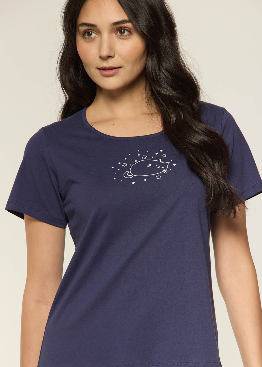 Ensemble pyjama avec chats 100% Coton