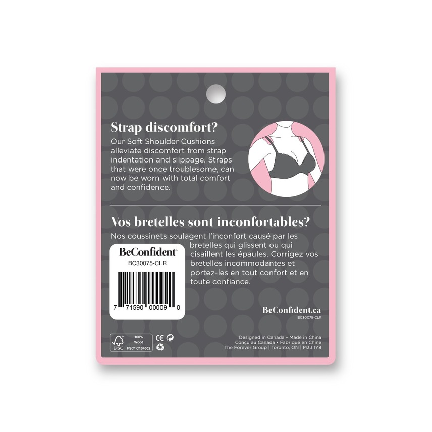 Silicone shoulder strap pads