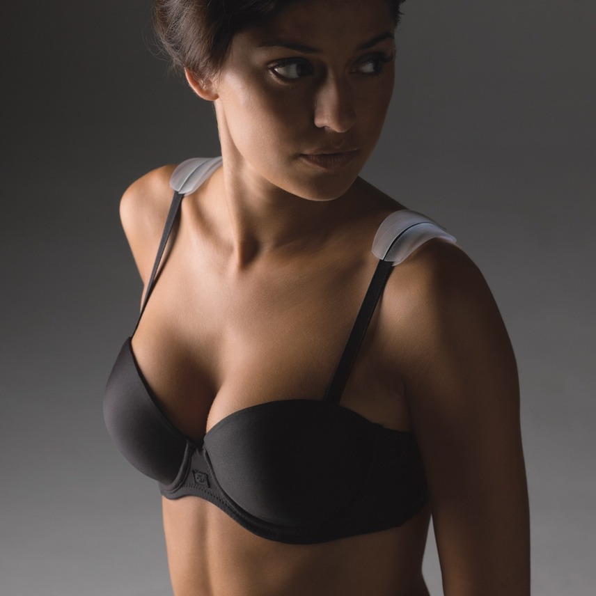 Silicone shoulder strap pads