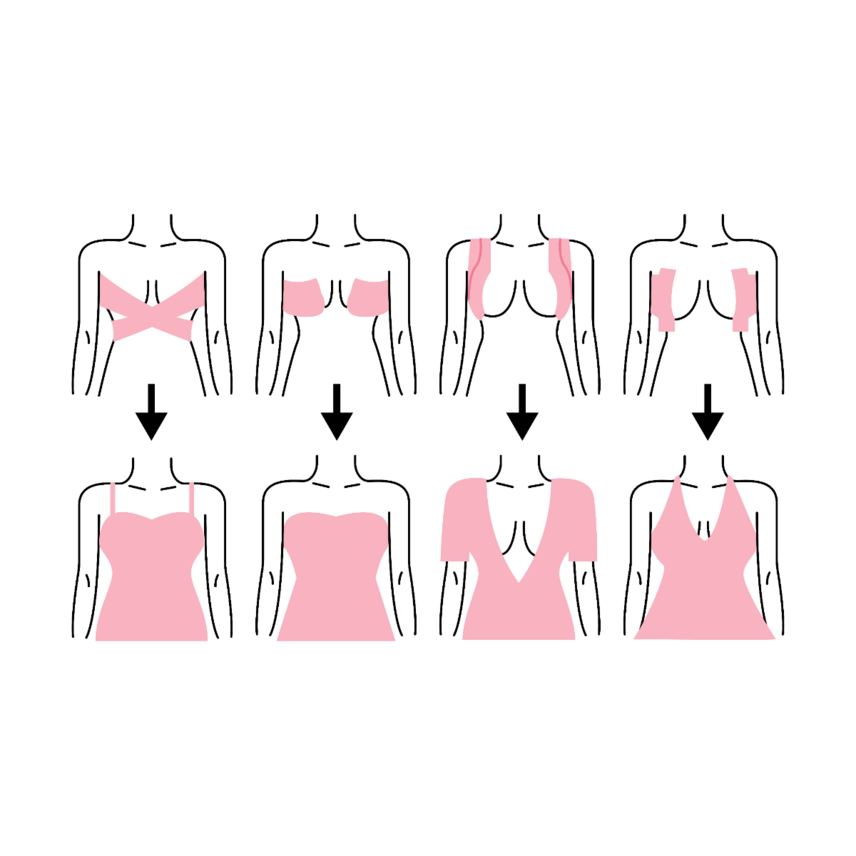 Chest band and nipple cover